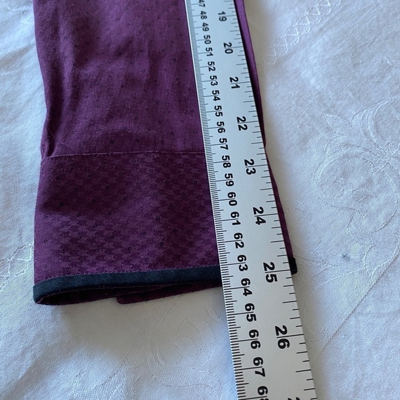 Le Chateau Tailored Fit Men's Purple Long Sleeve Button‎ Up Shirt Size 16-16.5 - Picture 9 of 11